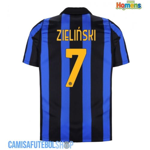 Camisa de time de futebol Inter Milan Piotr Zielinski #7 Replicas 1º Equipamento 2026-27 Manga Curta